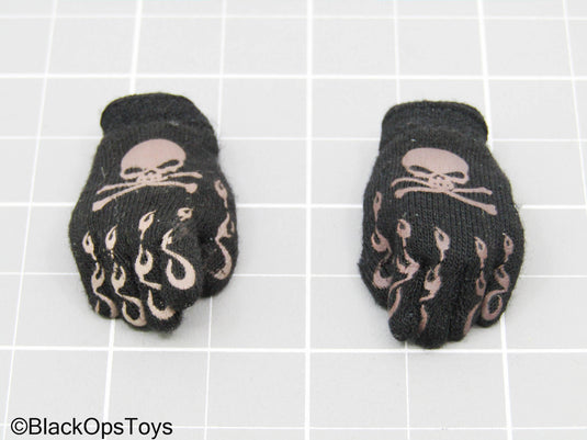 Black Skull Gloved Hands (Soldier Story)