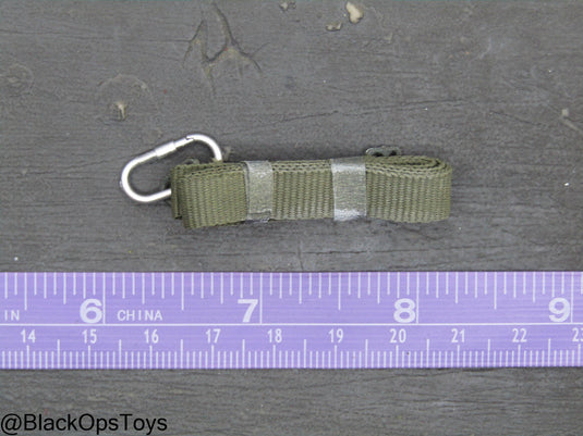 Vietnam Era OD Green Belt w/Carabiner