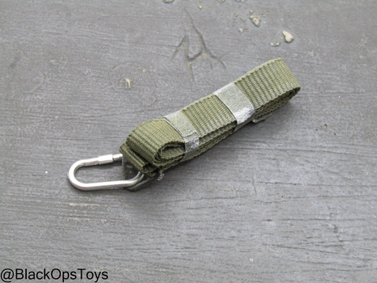 Vietnam Era OD Green Belt w/Carabiner