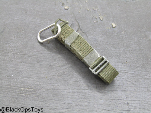 Vietnam Era OD Green Belt w/Carabiner