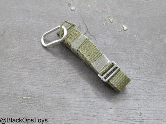 Vietnam Era OD Green Belt w/Carabiner
