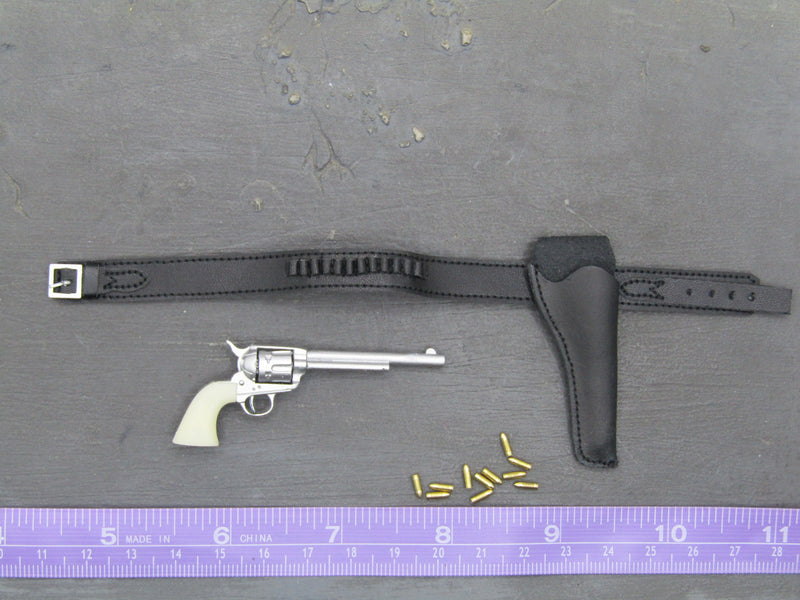 Load image into Gallery viewer, Western Set - M1873 Colt Revolver w/Bone Grip &amp; Black Slim Jim Holster

