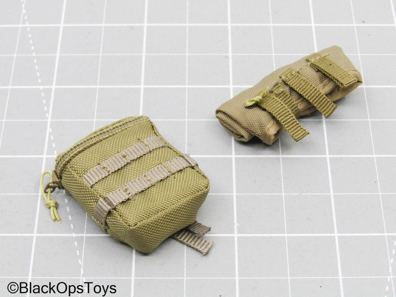 Load image into Gallery viewer, Tan MOLLE Pouch Set
