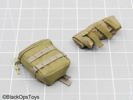 Tan MOLLE Pouch Set