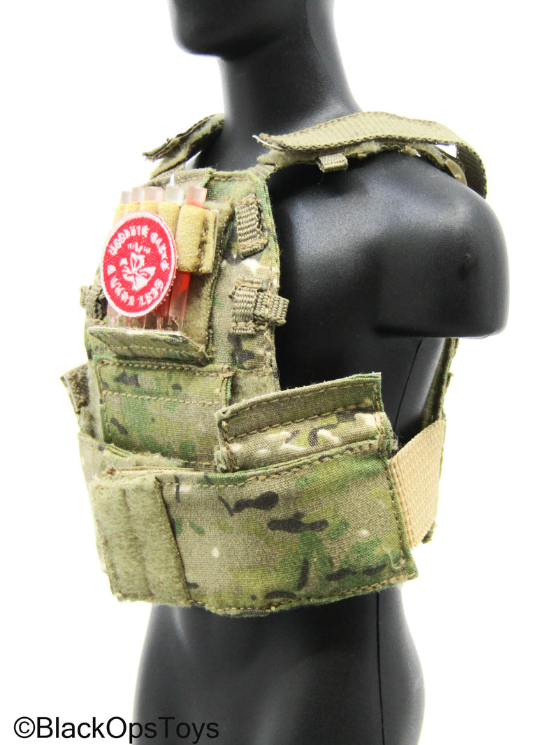 Load image into Gallery viewer, Multicam Camo Plate Carrier Vest (Toy City)

