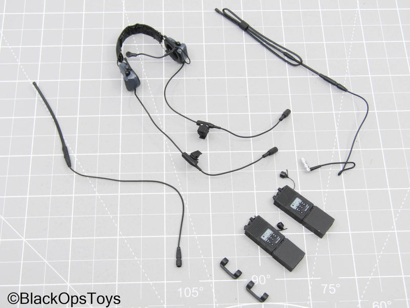 Load image into Gallery viewer, Duo Black Radio w/Antennas &amp; Headset
