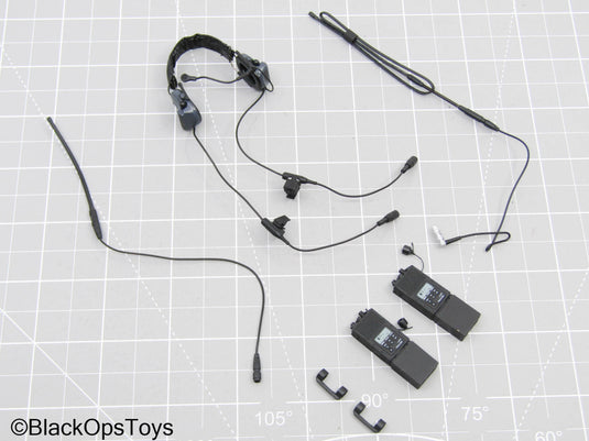 Duo Black Radio w/Antennas & Headset