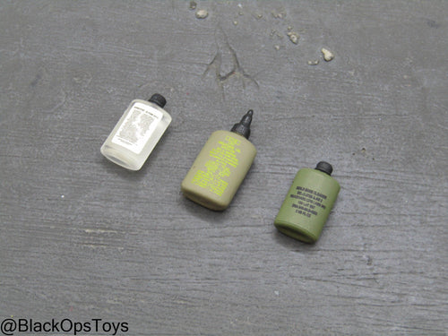 Vietnam Era Gun Oil, Weapon Cleaner, & Insect Repellent Set