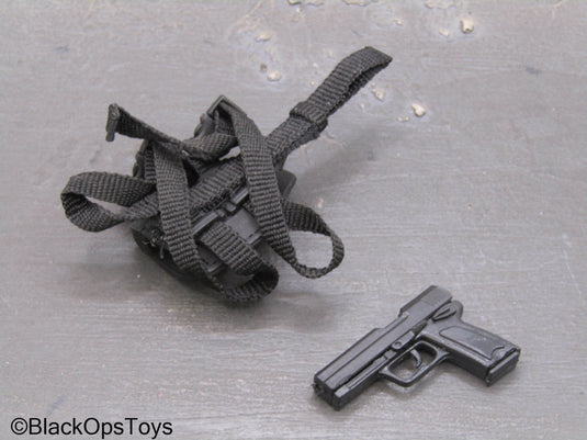 Hot Toys Resident Evil - Spring Loaded Pistol w/Drop Leg Holster
