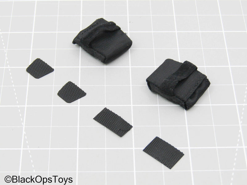 Load image into Gallery viewer, The Darkzone Agent - Black Arm Pouches w/Patch Set
