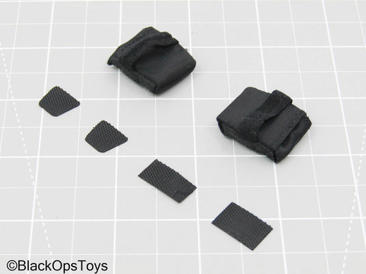 The Darkzone Agent - Black Arm Pouches w/Patch Set