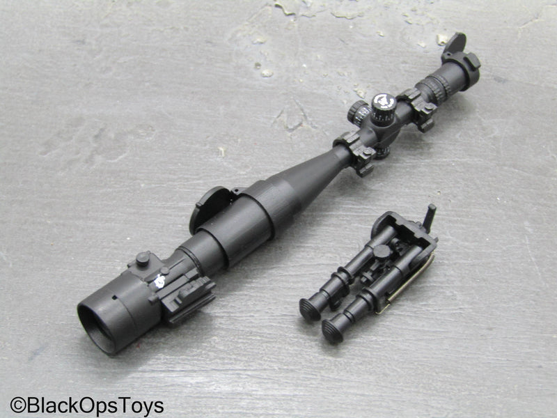 Load image into Gallery viewer, NSW Sniper Collection Pt II - Black Scope &amp; Bipod Set
