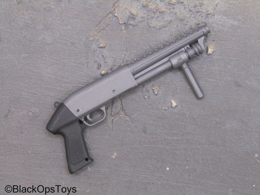 Grey Pump Action Shotgun w/Grip