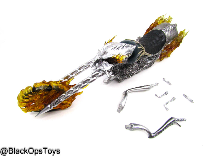 Load image into Gallery viewer, Ghost Rider Headsculpt w/Hell Cycle (Hot Toys) (READ DESC)
