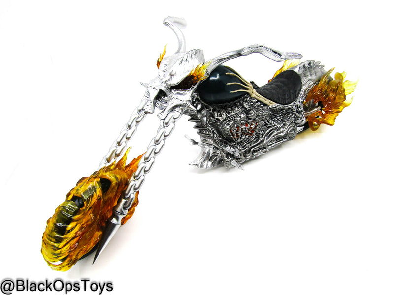 Load image into Gallery viewer, Ghost Rider Headsculpt w/Hell Cycle (Hot Toys) (READ DESC)
