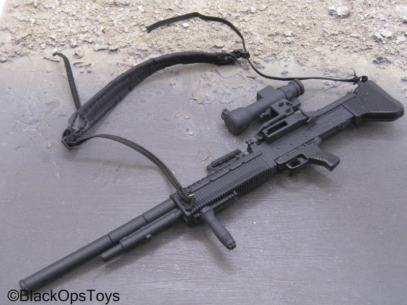 Load image into Gallery viewer, Black Light Machine Gun w/Scope &amp; Bipod
