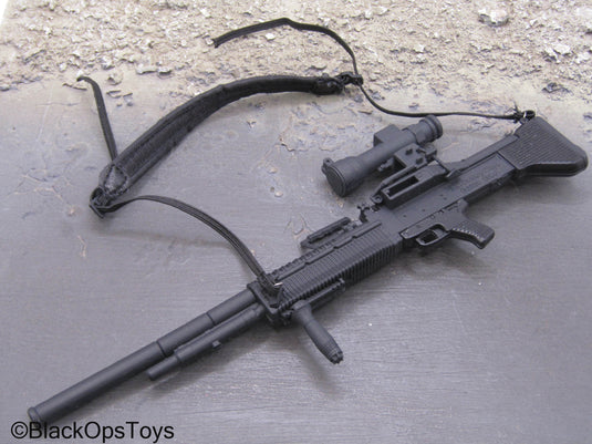 Black Light Machine Gun w/Scope & Bipod