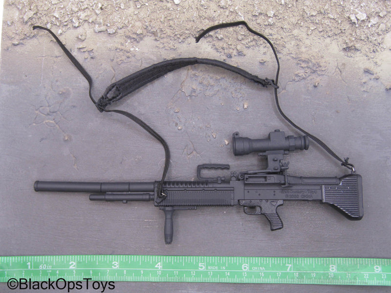 Load image into Gallery viewer, Black Light Machine Gun w/Scope &amp; Bipod
