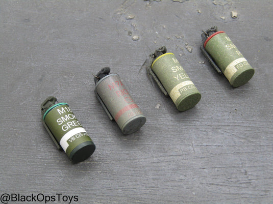 Vietnam Era Smoke Grenade Set (x4)