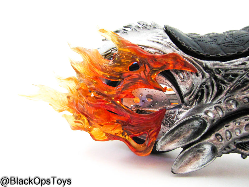 Load image into Gallery viewer, Ghost Rider Headsculpt w/Hell Cycle (Hot Toys) (READ DESC)
