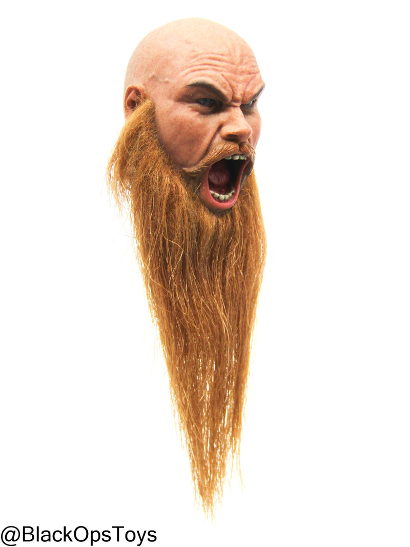 Load image into Gallery viewer, Male Viking Headsculpt w/Red Beard
