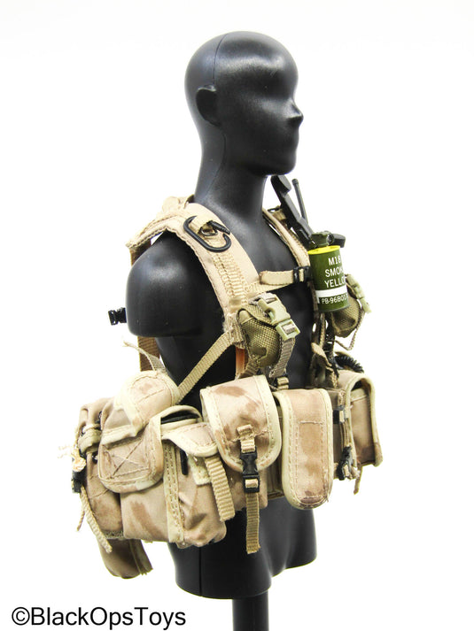 Bam 1/6 Desert Camo Machine Gunner Chest Rig Set (Ace Toys)