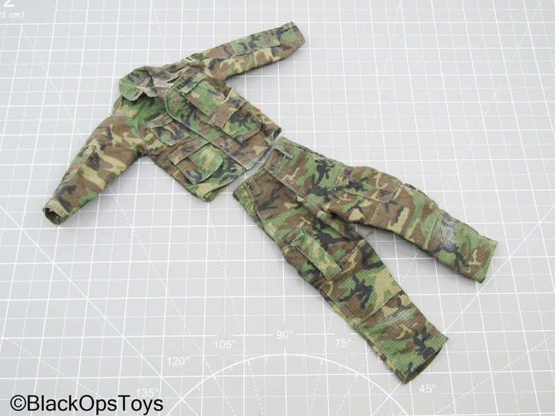 Load image into Gallery viewer, Woodland Camo Combat Uniform

