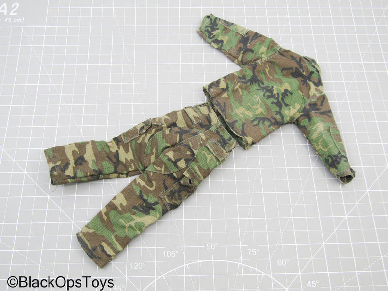 Load image into Gallery viewer, Woodland Camo Combat Uniform
