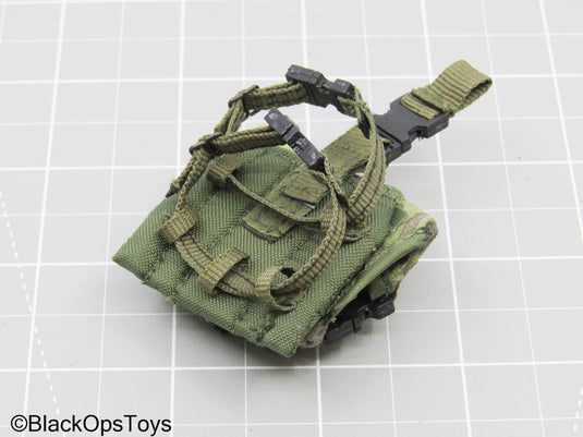 Woodland Camo MOLLE Drop Leg Pouch Set