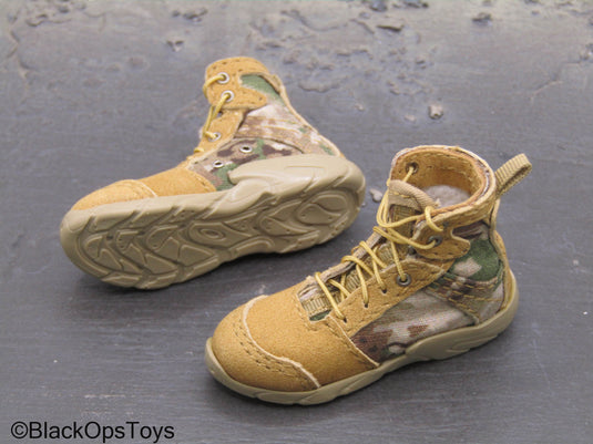 HK SDU Diver Assault Group - Tan Combat Boots (Foot Type)