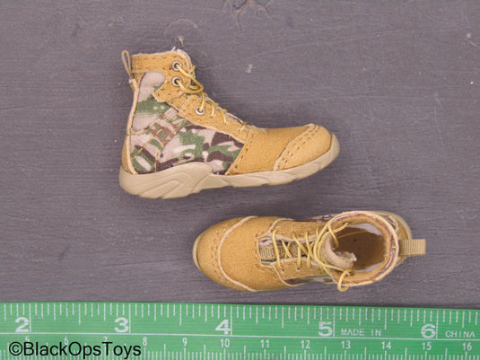 HK SDU Diver Assault Group - Tan Combat Boots (Foot Type)