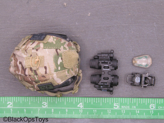 HK SDU Diver Assault Group - Multicam Camo Helmet w/NVG Set