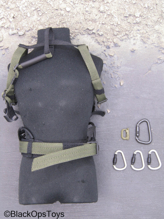 HK SDU Diver Assault Group - Green Harness w/Carabiner Set