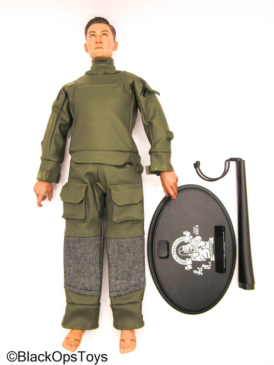 HK SDU Diver Assault Group - Asian Male Dressed Body w/Green Wet Suit