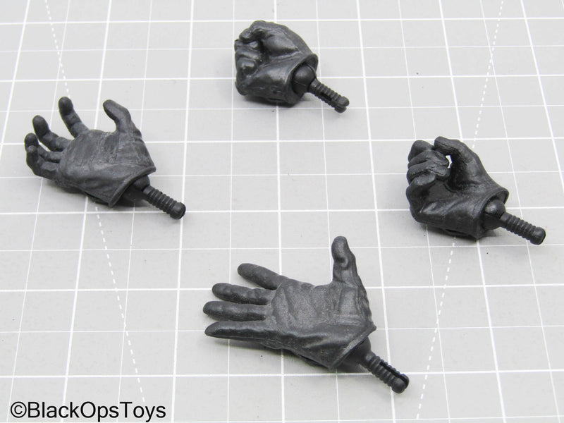 Load image into Gallery viewer, Futuristic Gloved Right Hands w/Pegs (x4) (Sideshow Collectibles)
