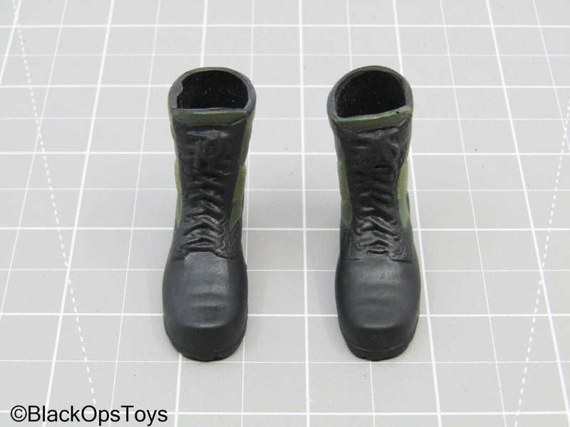 Load image into Gallery viewer, Green Combat Boots (Foot Type) (Soldiers Of The World)
