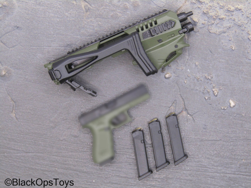 Load image into Gallery viewer, Compact Weapon Series 1 - Green 9mm Pistol Conversion Kit
