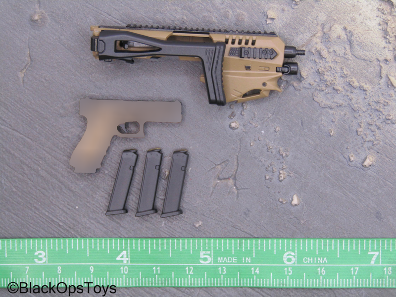 Load image into Gallery viewer, Compact Weapon Series 1 - Tan Pistol Conversion Kit
