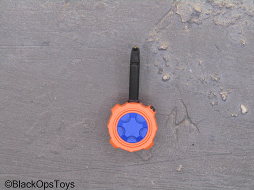 Compact Weapon Series 1 - Orange& Blue 9mm Drum Magazine