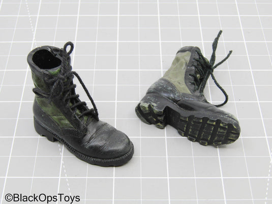 OD Green Combat Boots (Peg Type) (Hot Toys)