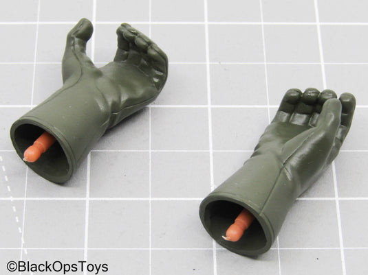 OD Green Gloved Hands w/Pegs (Dragon)