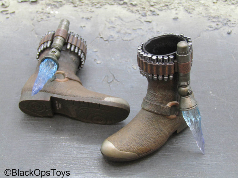 Load image into Gallery viewer, Star Wars Cad Bane - Brown Rocket Boots (Peg Type)
