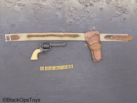 Western Set - John Wayne Colt .45 Peacemaker w/Leather Gun Belt