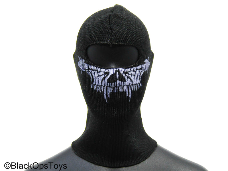 Load image into Gallery viewer, Black Skull Balaclava
