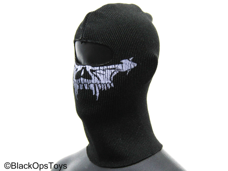 Load image into Gallery viewer, Black Skull Balaclava

