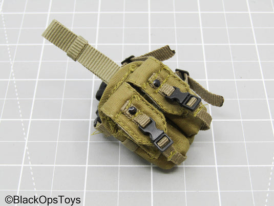 Bam 1/6 Olive Green Drop Leg Pouch w/Black Pouch