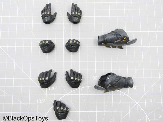 Batman Tactical Batsuit - Gauntlets w/Pegs & Gloved Hand Lot