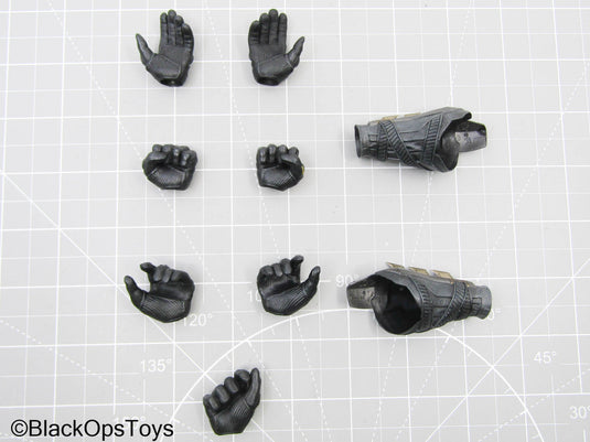 Batman Tactical Batsuit - Gauntlets w/Pegs & Gloved Hand Lot