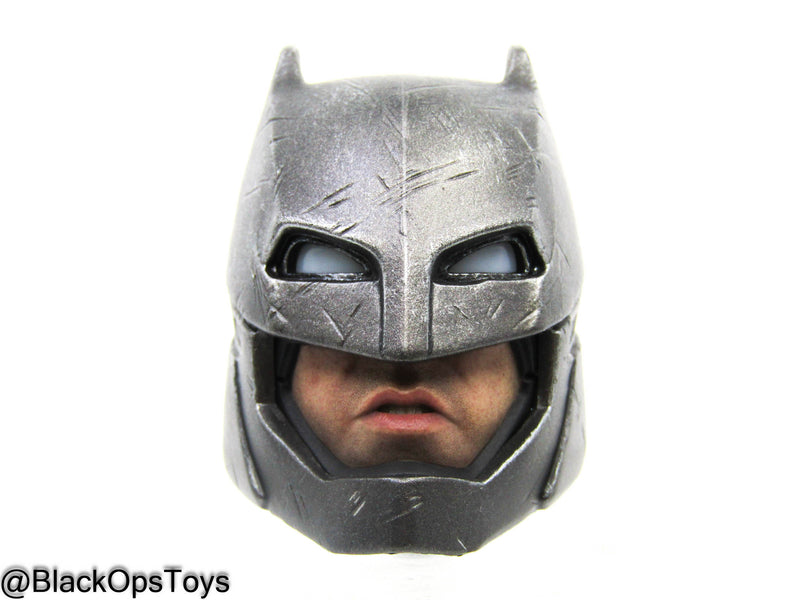 Load image into Gallery viewer, Armored Batman - Light Up Helmeted Headsculpt (READ DESC)
