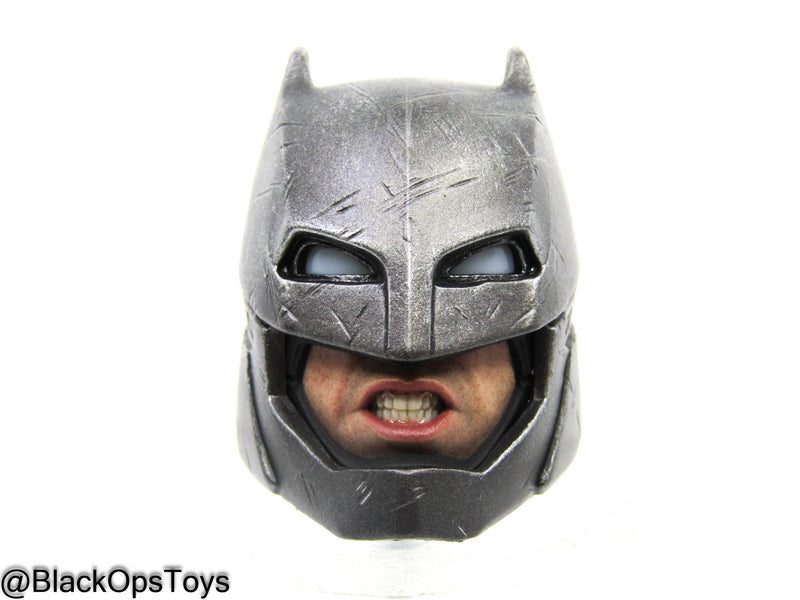 Load image into Gallery viewer, Armored Batman - Light Up Helmeted Headsculpt (READ DESC)
